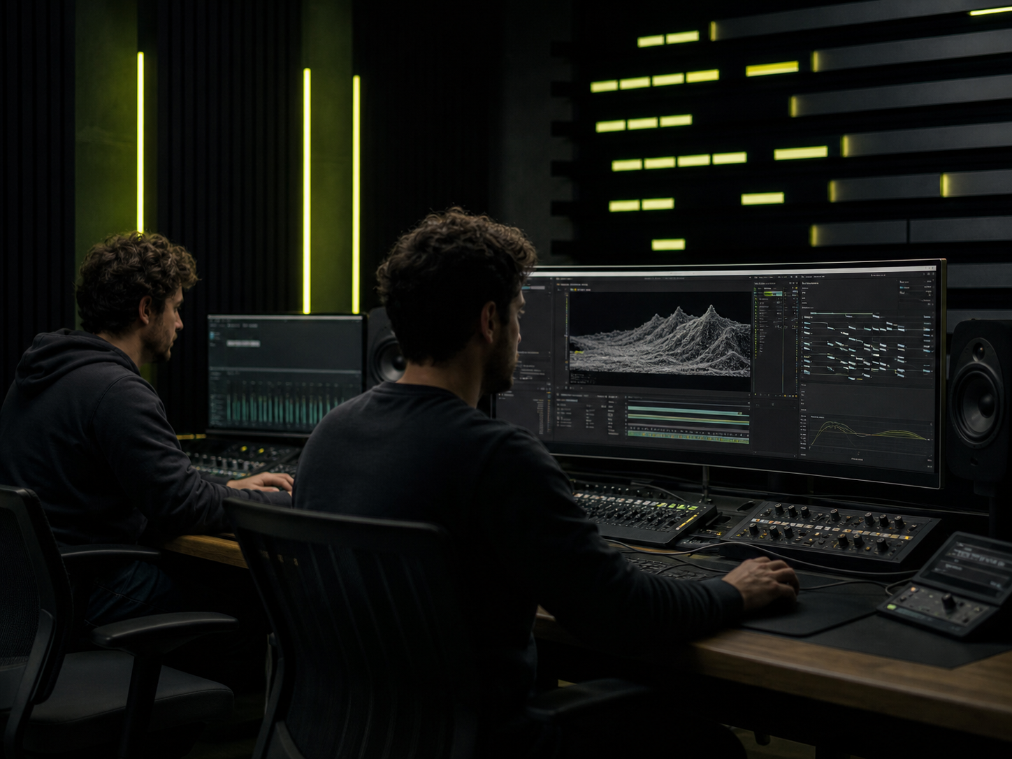 Sound designer e motion artist al lavoro